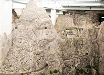 Größte Anlagenhöhe: ein Nachbau des Matterhorns